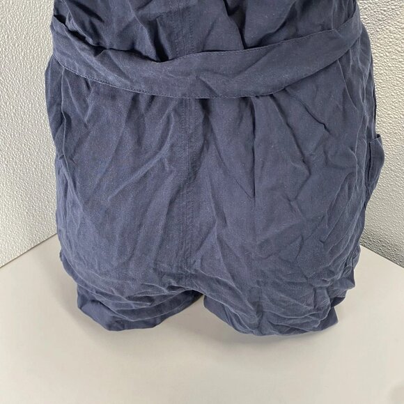 NEW SPLENDID Women's Alessi Short Collared Romper Size S Navy Blue - Picture 6 of 13